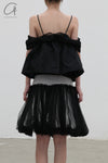 RENAISSANCE Gauze Camisole Top RNS-GIGI-HEI Black PR102